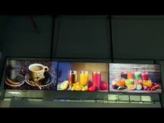 700nits FHD Indoor Digital Menu Board For Fast Food Advertising