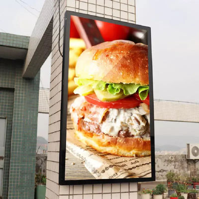 Wall Mounted Waterproof Digital Signage IP66 LCD 55&quot;