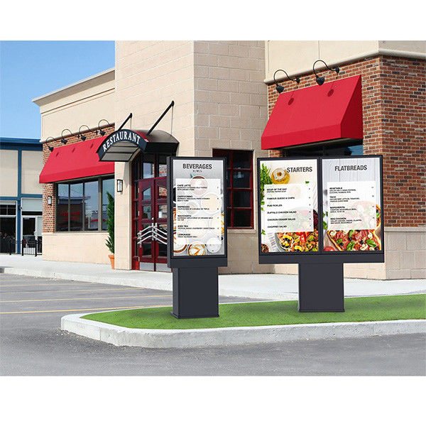 55inch Signage Outdoor Drive Thru Menu Boards Small Business 3000nits