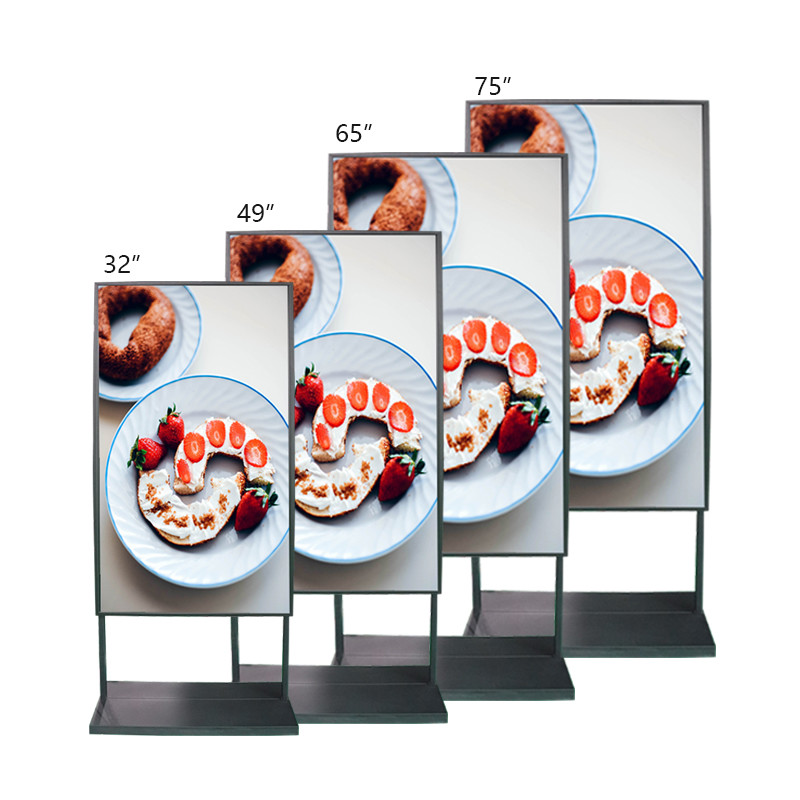 49" 2500cd/M2 Brightness Digital Display Screen For Advertising