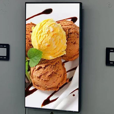 75 Inch Wall Mounted Digital Signage Panel High Temperature Lcd Digital Kiosks