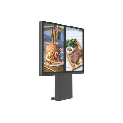 55 Inch 3000 Nits Restaurants Digital Menu Board Stand High Brightness