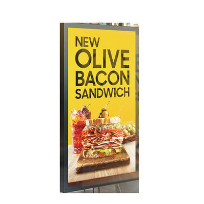 Retail Store 49 Inch Window Lcd Display 3500 Nits High Brightness