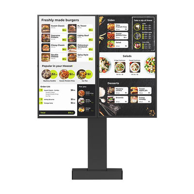 1920x1080 55 Inch Outdoor Drive Thru Menu Boards For Restaurant