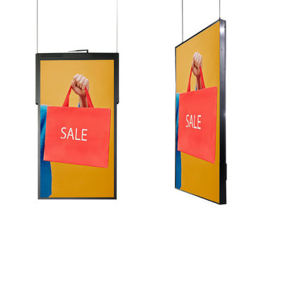 43/49/55/65/75 Inch Hanging Window Display 4k Hd Resolution