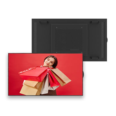 High Brightness 2500nits 55 Inch Narrow Border Window Screen Semi Outdoor Ad Player LCD Display