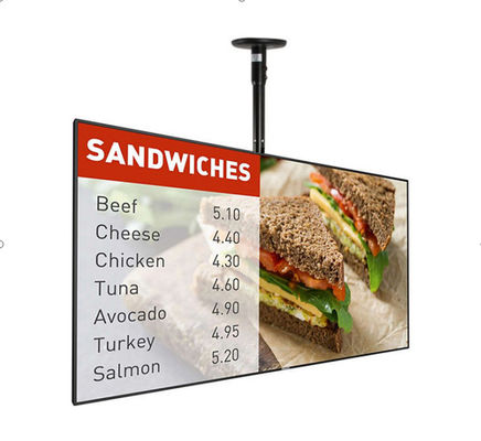 Fengshi 32 inch 700nit FHD Ultra Narrow Indoor Digital Menu Boards For Restaurants