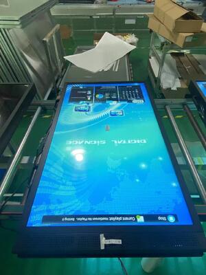 55 inch 2500nit + 700nit Industrial Grade Advertising Screen Double ...